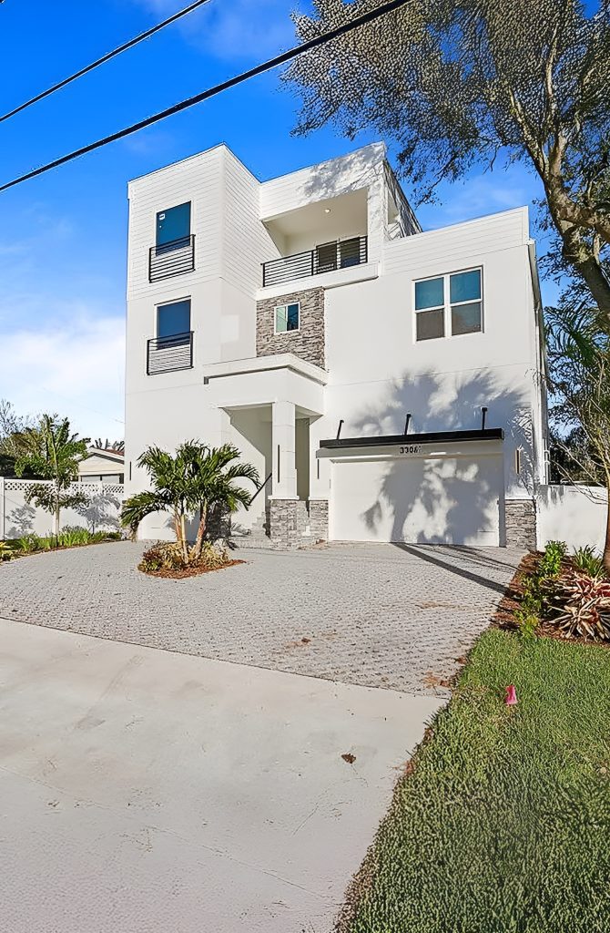 Modern single family house designed by Studio Diaz Architect in Orlando